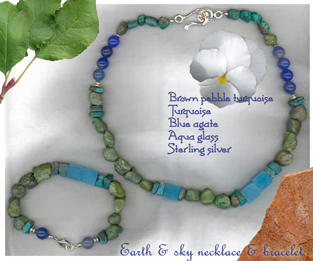 turquoise necklace bracelet