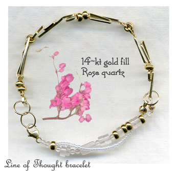 gold-fill wire bracelet