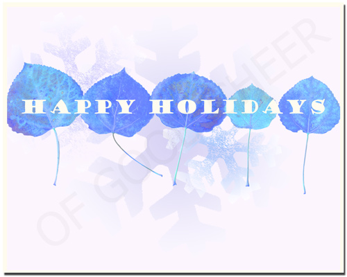 happy holidays card