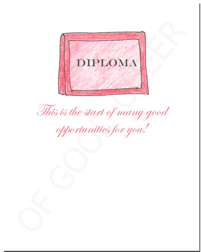 graduation card