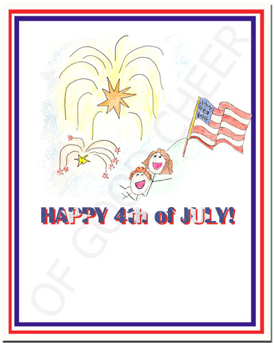 july 4 card