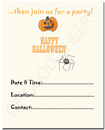 halloween invitation